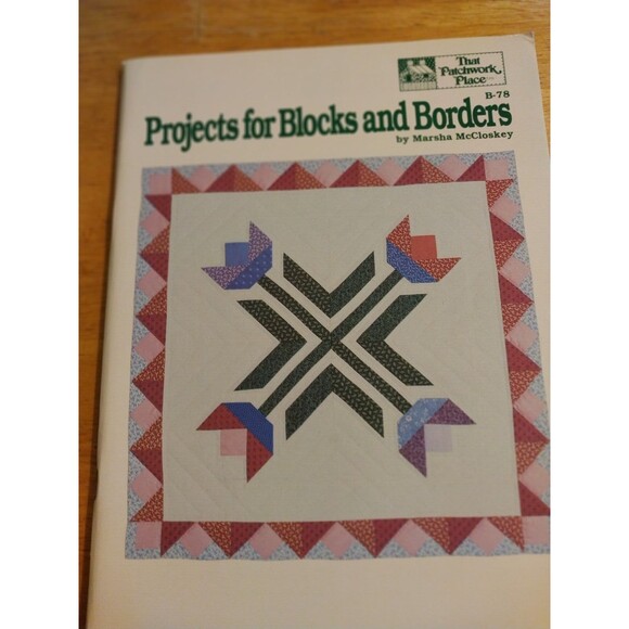 Projects for Blocks and Borders by Marsha R. McCloskey (1984, Trade Paperback) - Picture 1 of 3